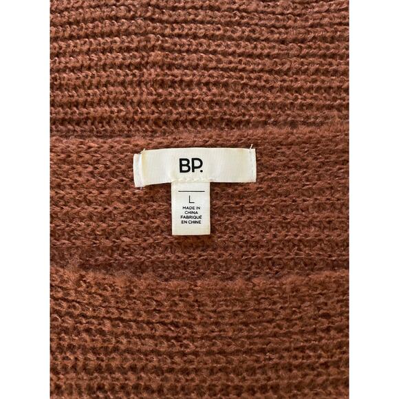Flare Sleeve Sweater, Oversized, Boxy, Soft Rust Knit, BP., Ladies Large - Picture 6 of 7